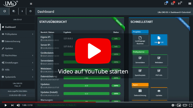 Offizielles Video zur LMs Software