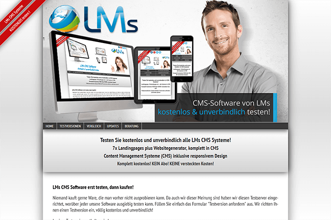 Landingpage, Version Business 3: DIE Version fürs Business!